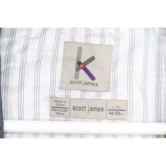 Scott James Tweed Checkered Waistcoat Vest Brown Size Large - Picture 5 of 11